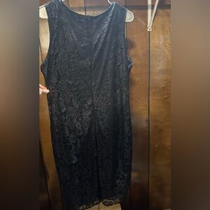 Elegant Black Lace Dress
